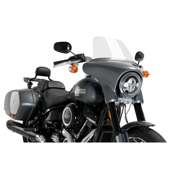 Puig Puig touring screen for oem fairing | clear | harley davidson softail sport glide (flsb) 2018>2024